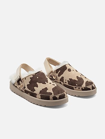 Zapatillas de pelo sintético