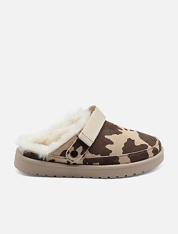 Zapatillas de pelo sintético