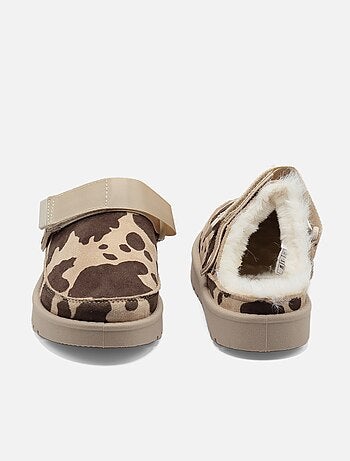 Zapatillas de pelo sintético