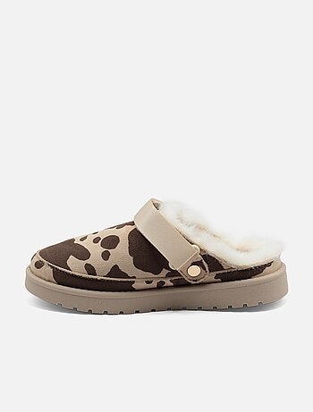 Zapatillas de pelo sintético