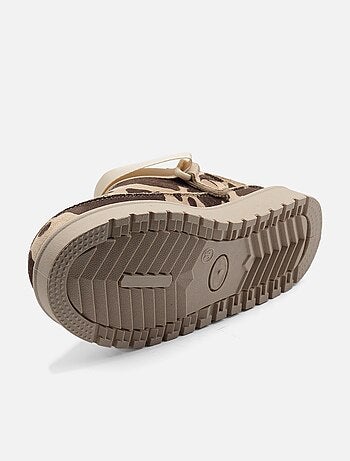Zapatillas de pelo sintético