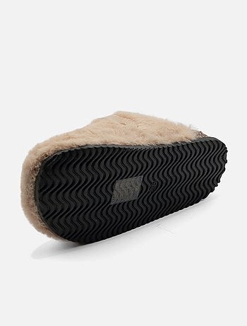 Zapatillas de pelo sintético