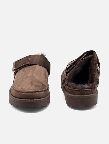 Zapatillas de pelo sintético