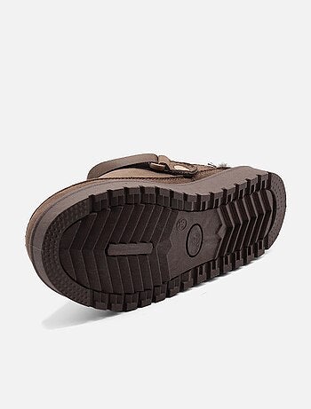 Zapatillas de pelo sintético