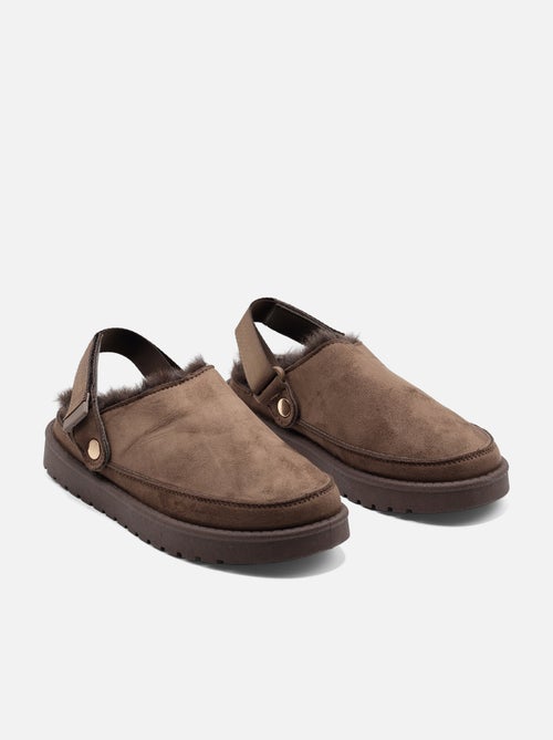 Zapatillas de pelo sintético - Kiabi