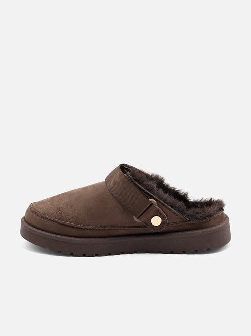 Zapatillas de pelo sintético - Kiabi