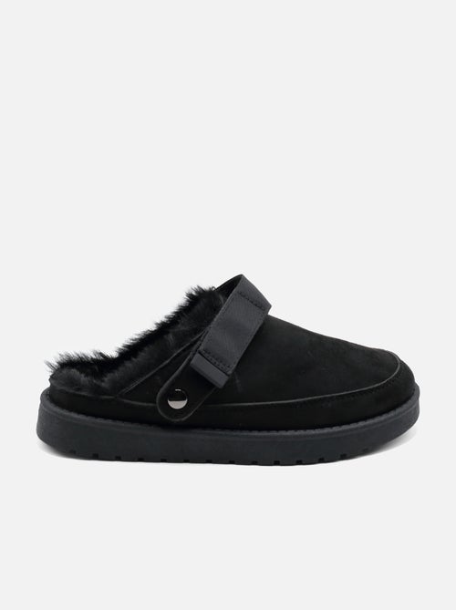 Zapatillas de pelo sintético - Kiabi Zapatillas de pelo sintético - Kiabi