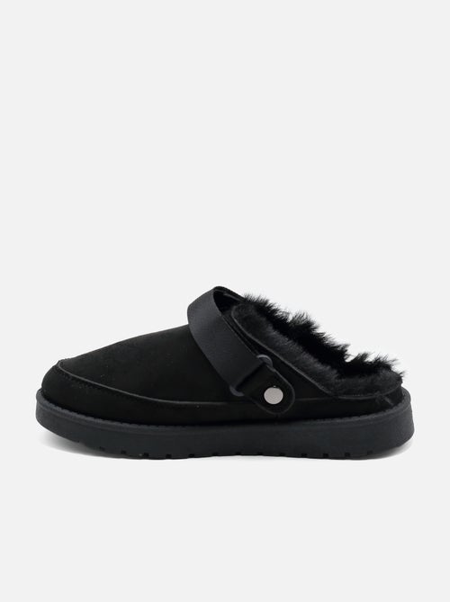 Zapatillas de pelo sintético - Kiabi Zapatillas de pelo sintético - Kiabi