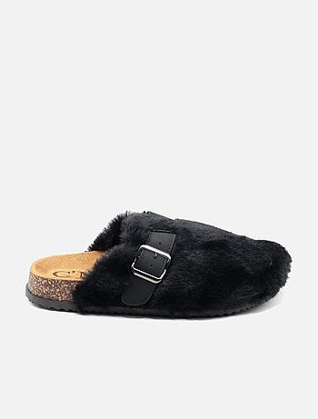 Zapatillas de pelo sintético