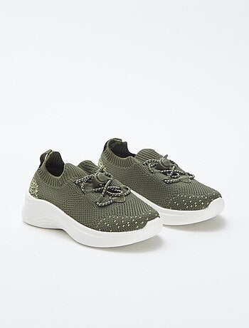 Zapatillas de running con cordones elásticos