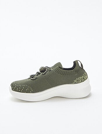 Zapatillas de running con cordones elásticos