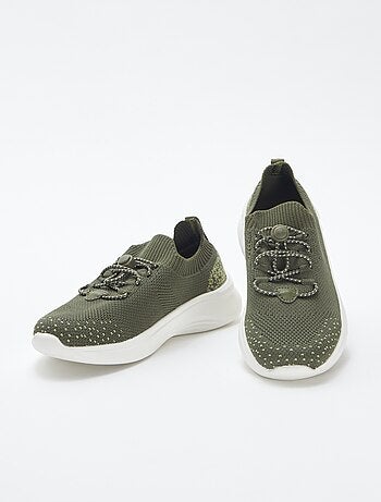 Zapatillas de running con cordones elásticos