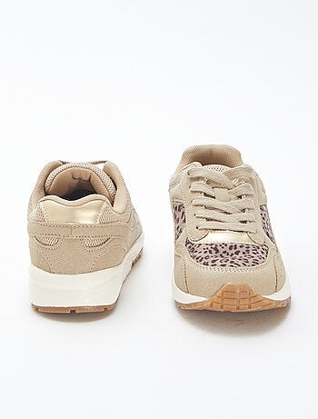 Zapatillas de running con estampado de leopardo