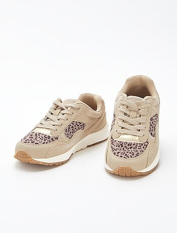 Zapatillas de running con estampado de leopardo
