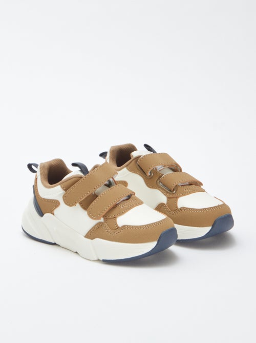 Zapatillas de running con velcros - Kiabi