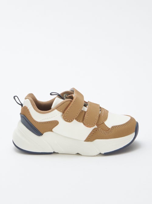 Zapatillas de running con velcros - Kiabi