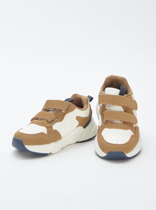 Zapatillas de running con velcros - Kiabi