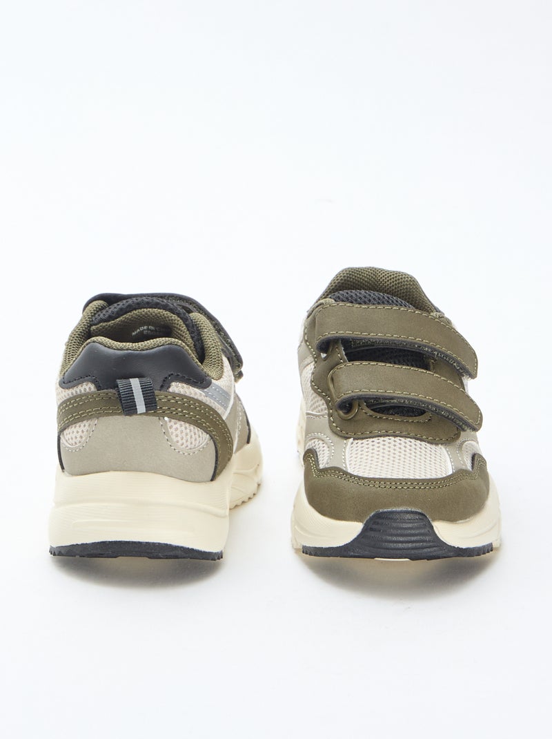 Zapatillas de running de malla Verde - Kiabi