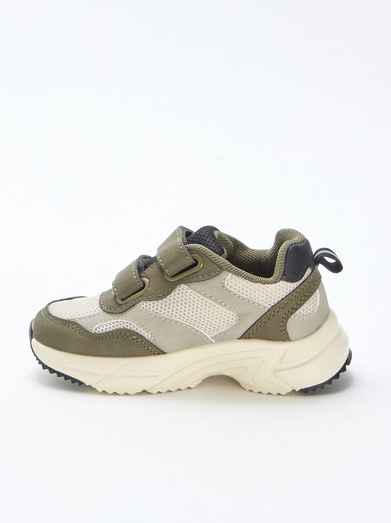 Zapatillas de running de malla Verde - Kiabi