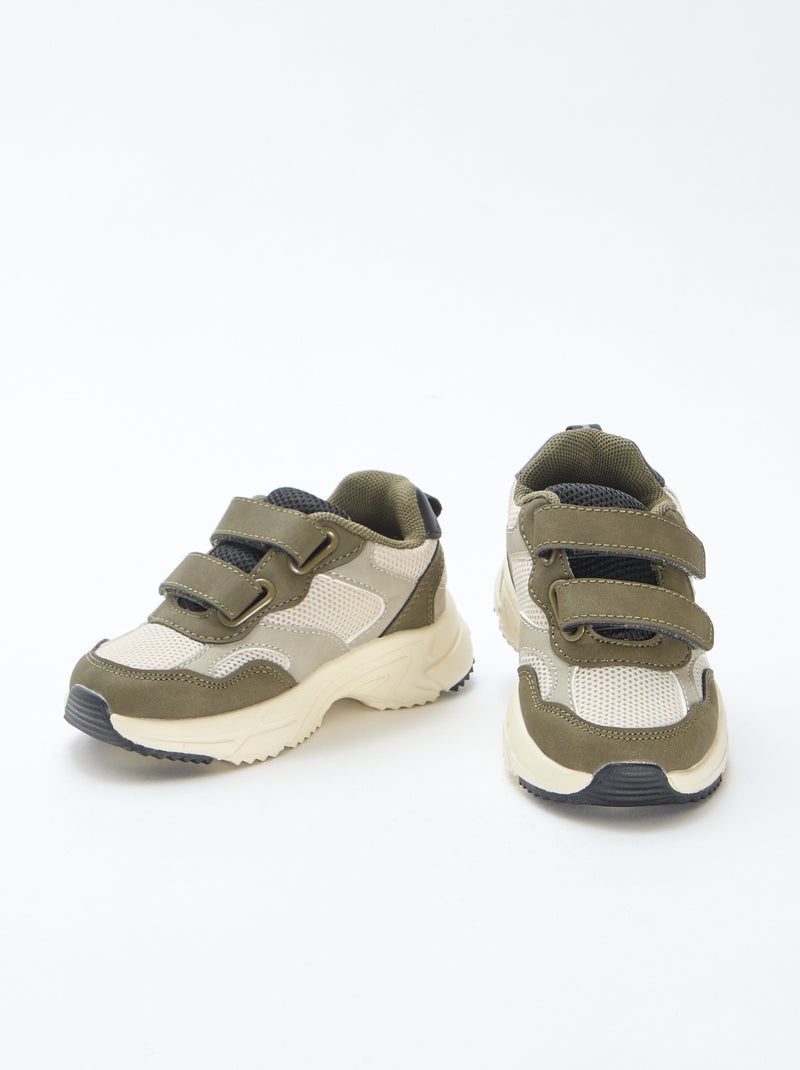 Zapatillas de running de malla Verde - Kiabi