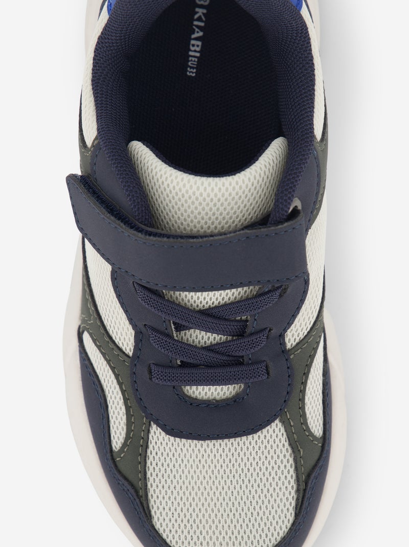 Zapatillas de running de tela Azul - Kiabi