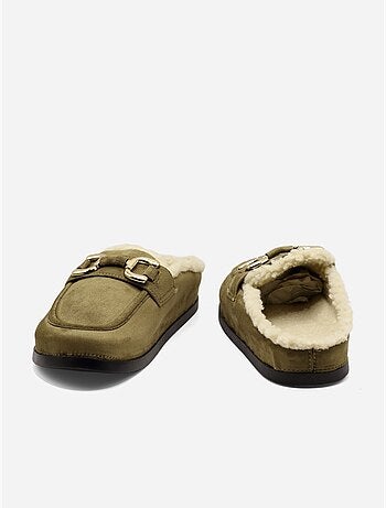 Zapatillas de tacón forradas