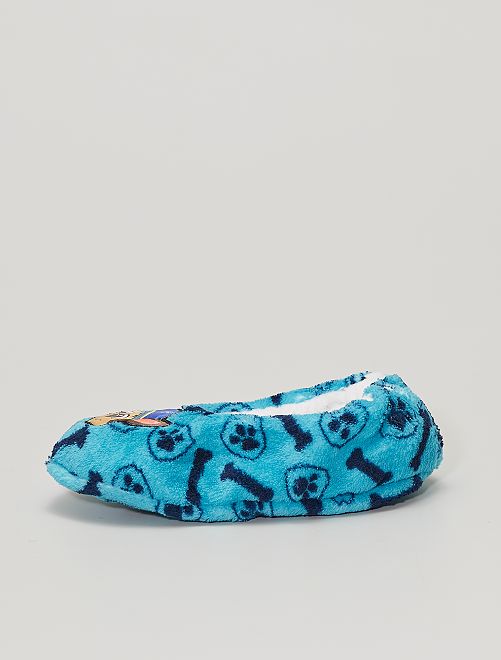 Zapatillas de tejido polar 'La Patrulla Canina'                                         azul 
