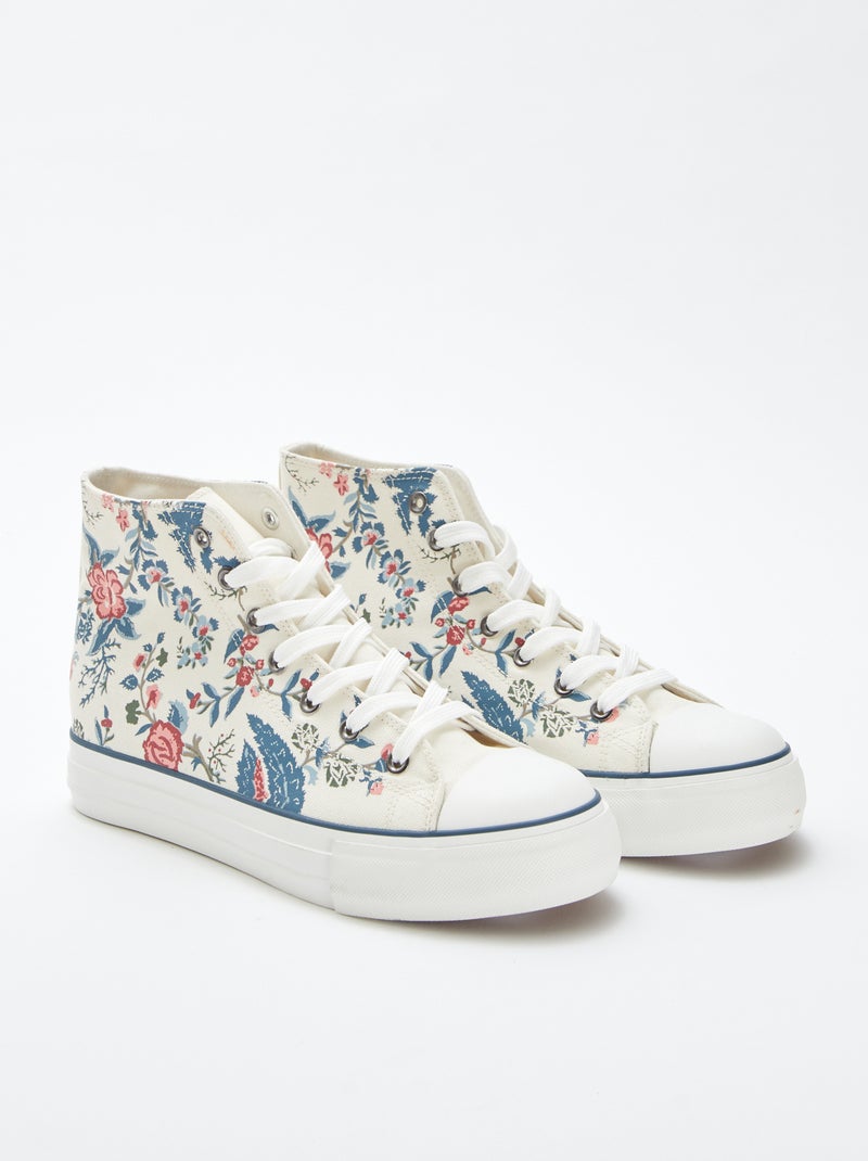 Zapatillas de tela BEIGE - Kiabi