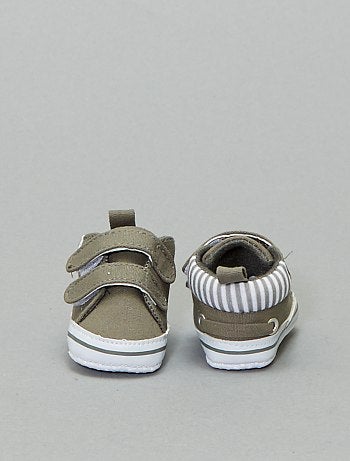 Niño 0-36 meses - Zapatillas de tela con velcro - Kiabi