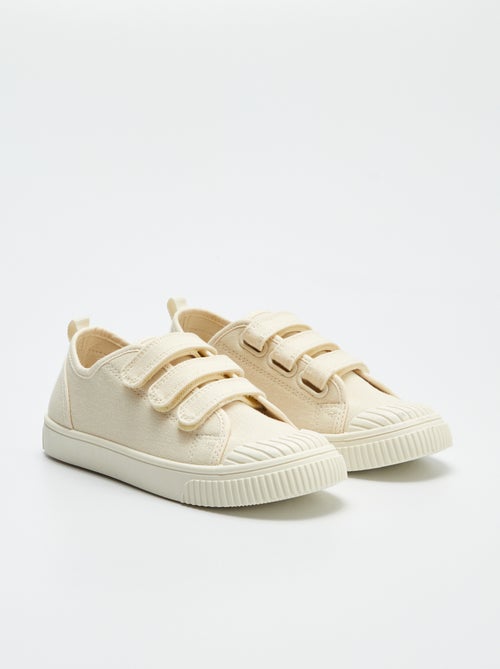 Zapatillas de tela de canalé - Kiabi