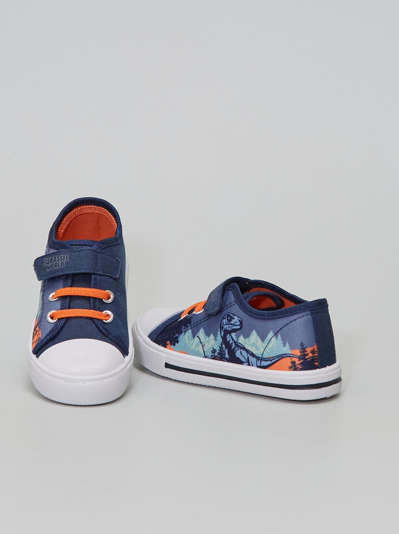 Zapatillas de tela 'Jurassic World' AZUL - Kiabi