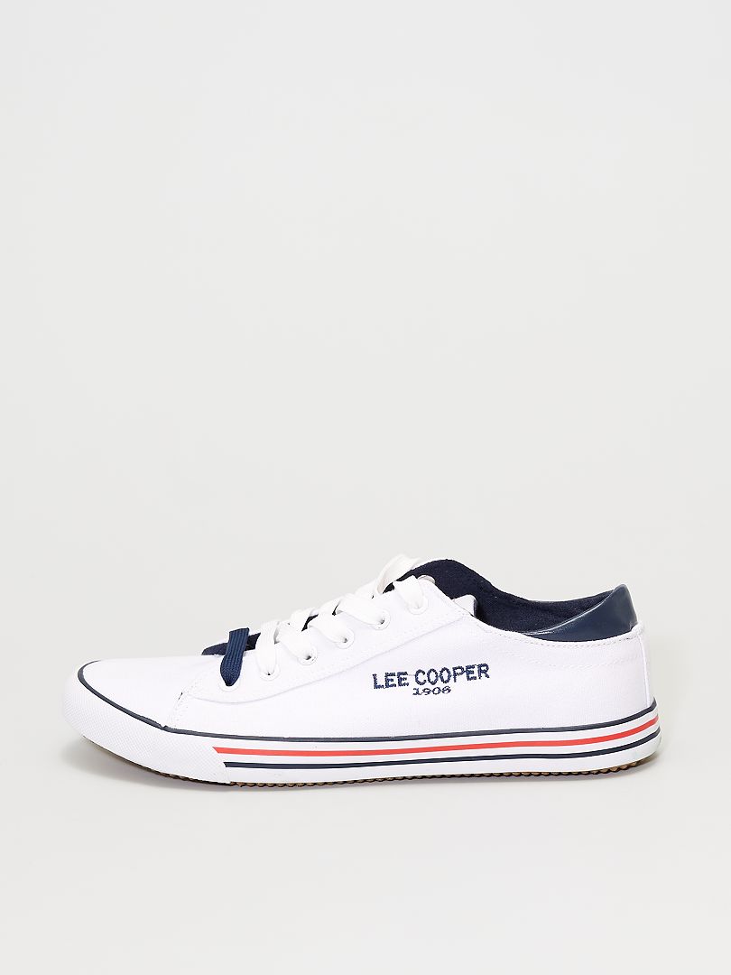 Zapatillas de tela 'Lee Cooper' blanco - Kiabi