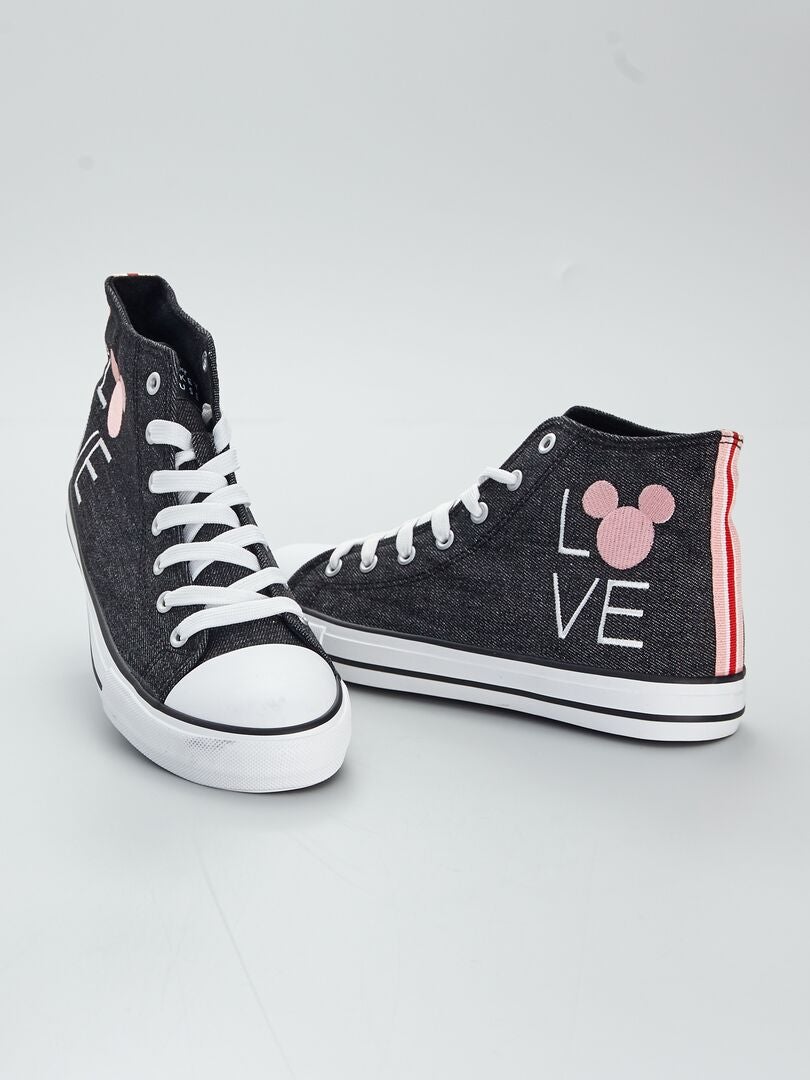 Zapatillas de tela 'Mickey' 'Disney' negro - Kiabi