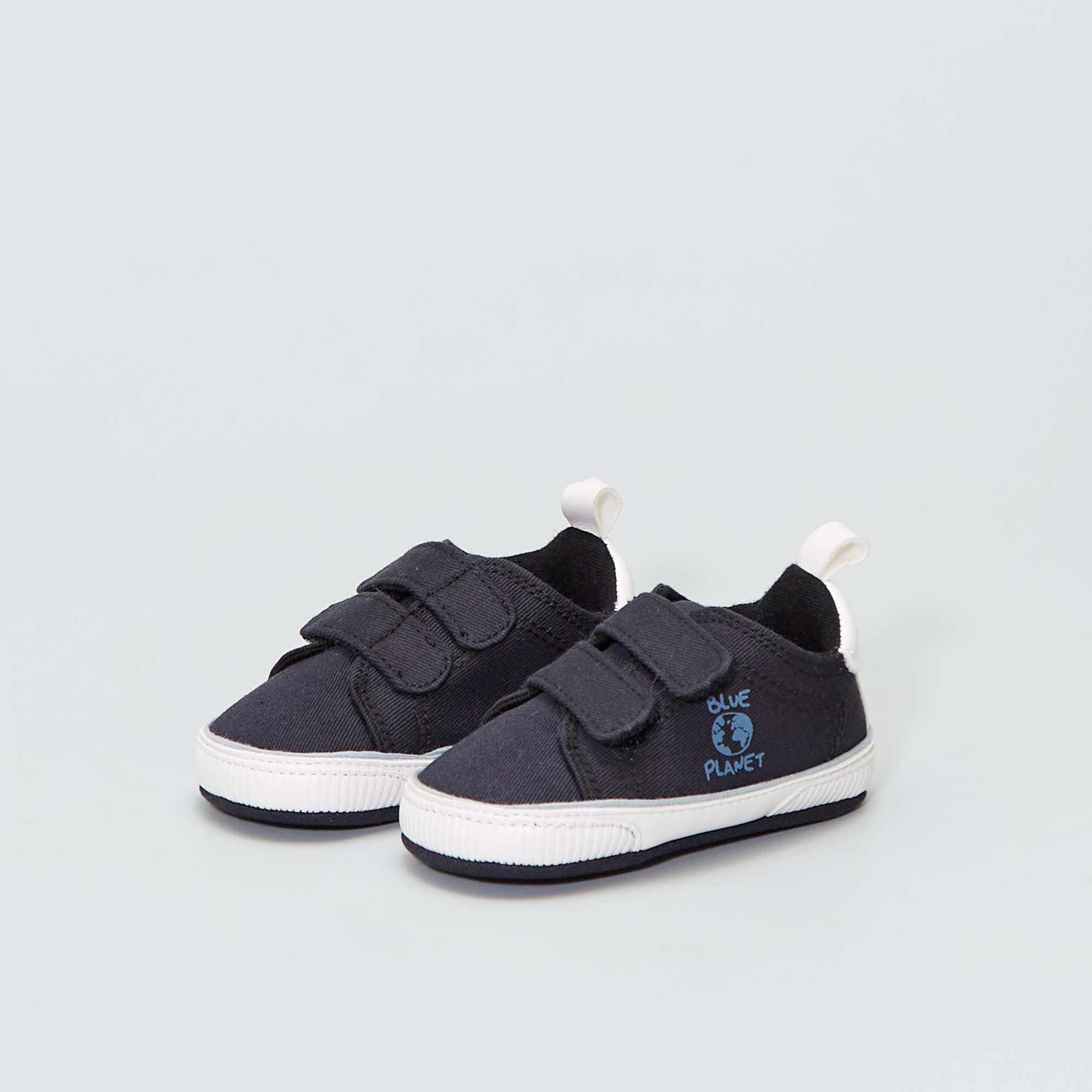 Zapatillas de tela bebé niño NEGRO Kiabi 4,00€