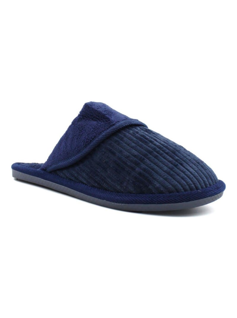 Zapatillas de terciopelo Kebello Azul marino - Kiabi