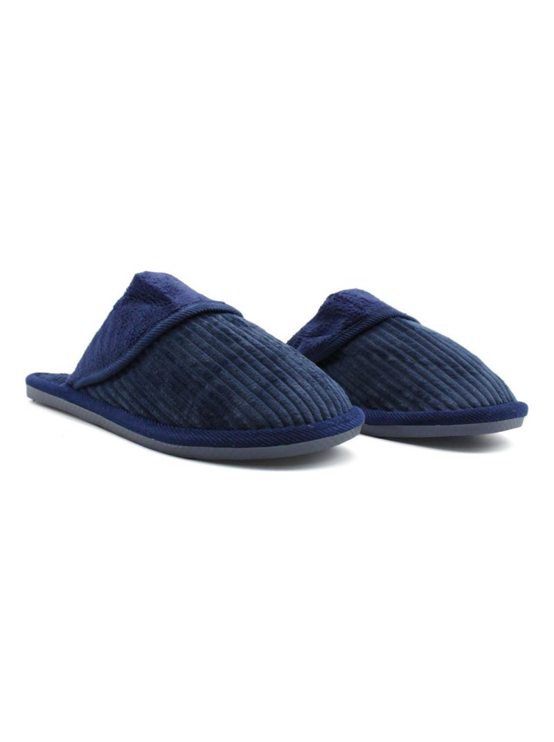 Zapatillas de terciopelo Kebello Azul marino - Kiabi