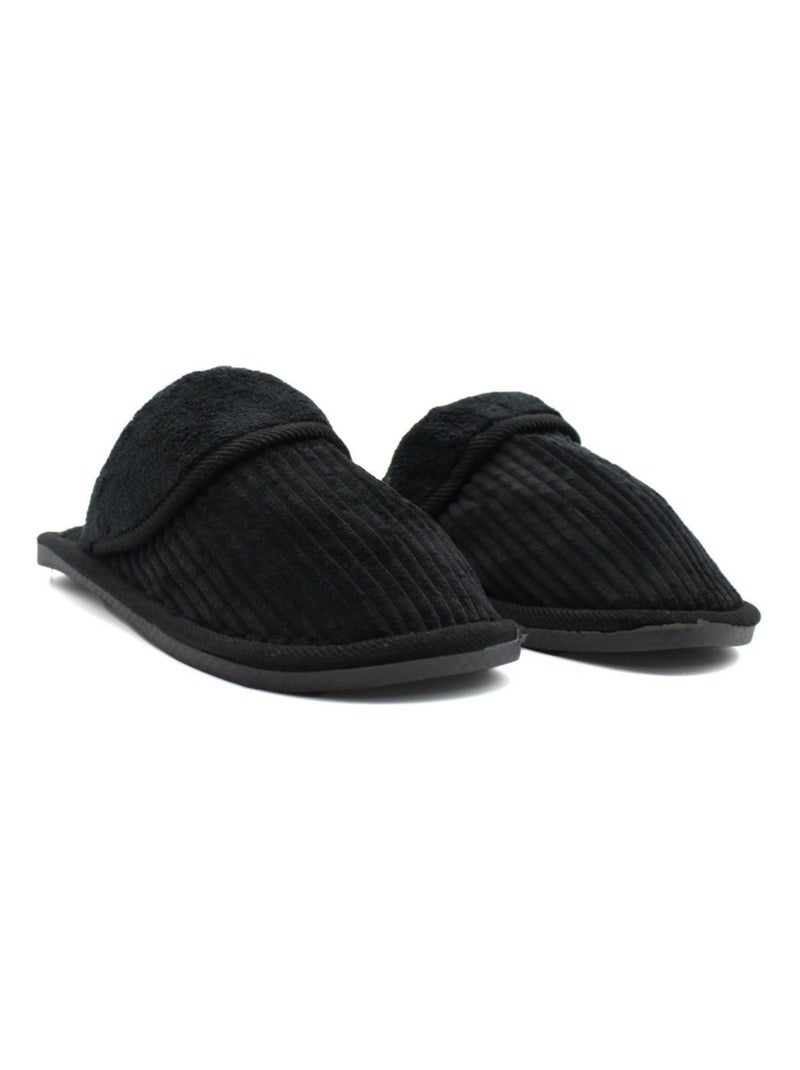 Zapatillas de terciopelo Kebello Negro Negro - Kiabi
