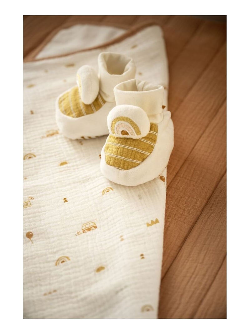 Zapatillas de terciopelo para - SAUTHON Blanco - Kiabi