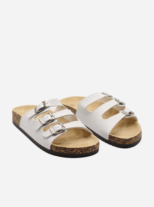 Zapatillas de tres tiras - Kiabi Zapatillas de tres tiras - Kiabi