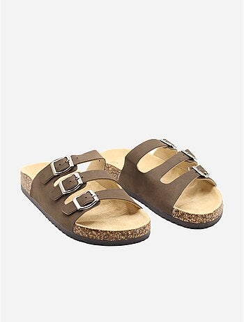 Zapatillas de tres tiras