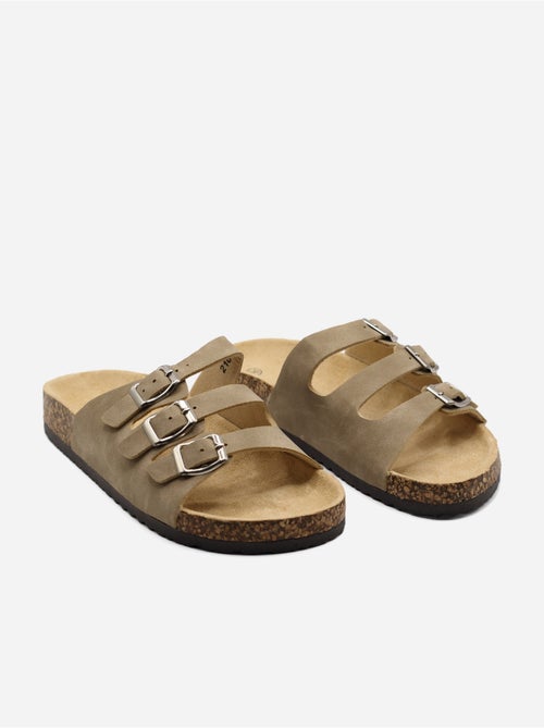 Zapatillas de tres tiras - Kiabi Zapatillas de tres tiras - Kiabi