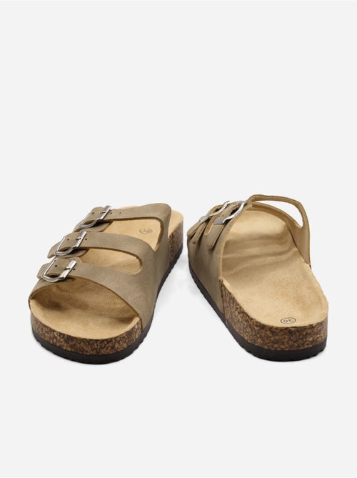 Zapatillas de tres tiras - Kiabi Zapatillas de tres tiras - Kiabi