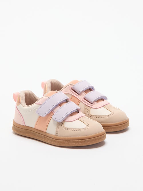 Zapatillas de velcro coloridas - Kiabi