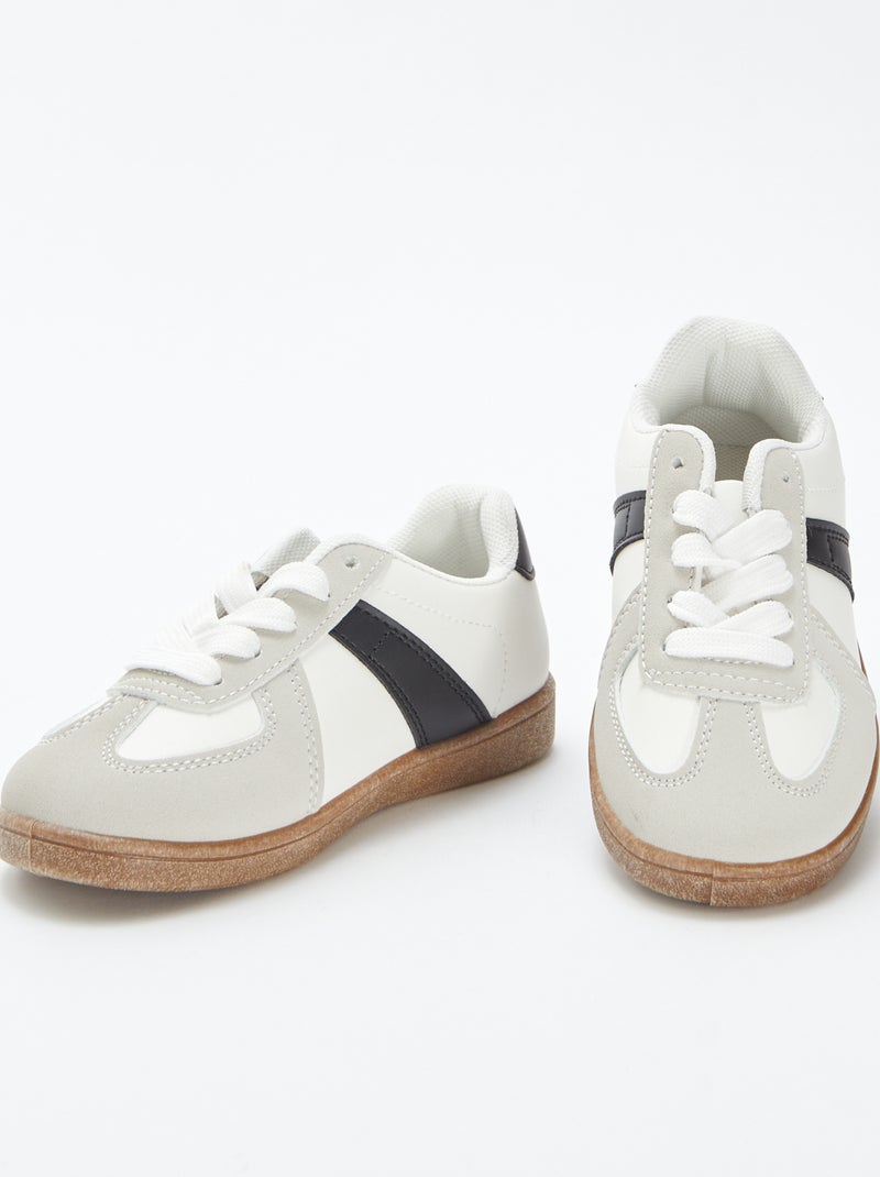 Zapatillas de vestir tricolores GRIS - Kiabi