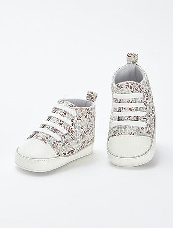 Zapatillas deportivas altas a cuadros