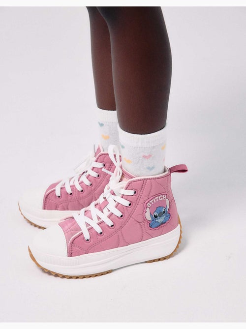 Zapatillas deportivas altas acolchadas con estampado Stitch - Kiabi Zapatillas deportivas altas acolchadas con estampado Stitch - Kiabi