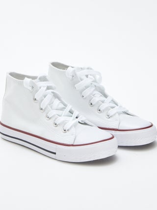 Zapatillas deportivas altas con cordones