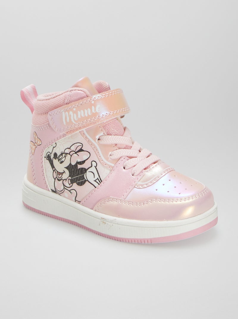 Zapatillas deportivas altas 'Minnie' 'Disney' ROSA - Kiabi