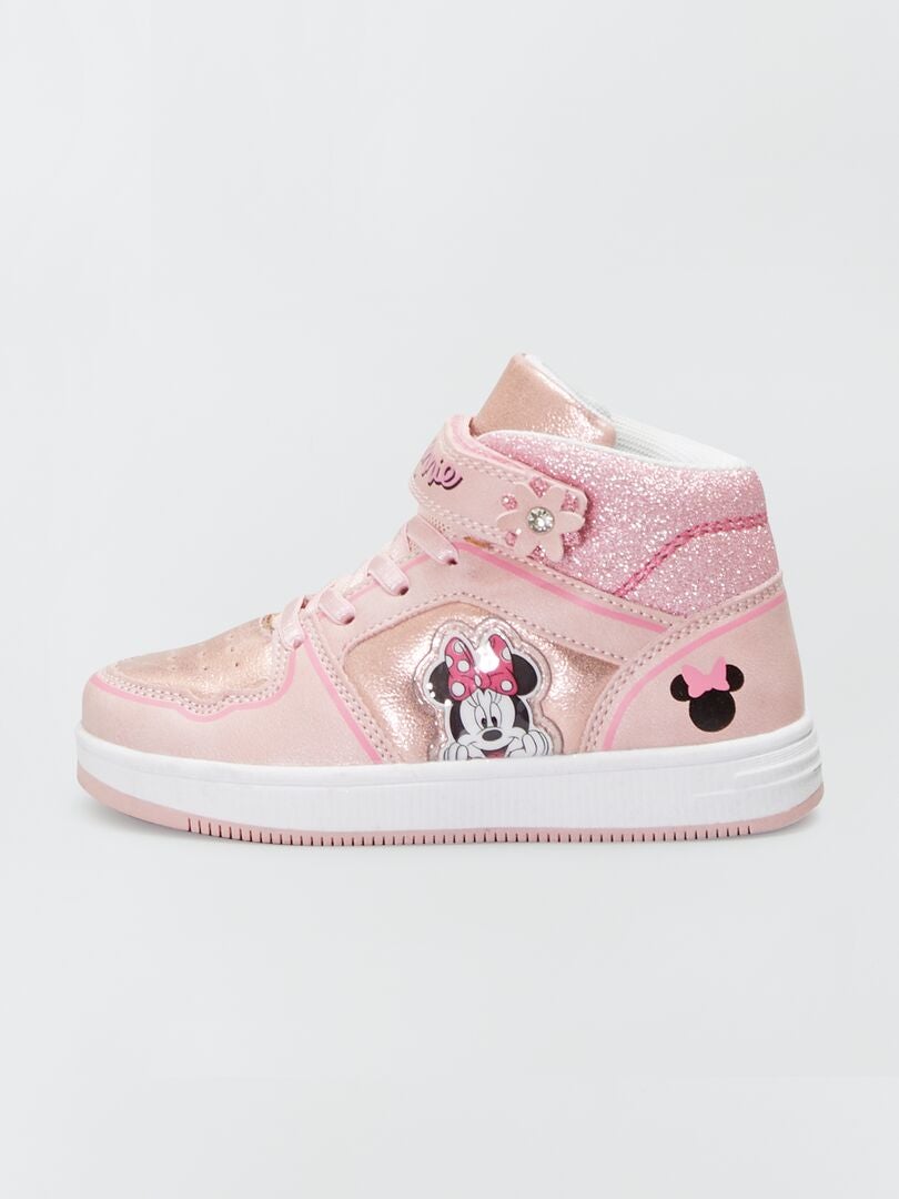 Zapatillas deportivas altas 'Minnie' 'Disney' ROSA - Kiabi