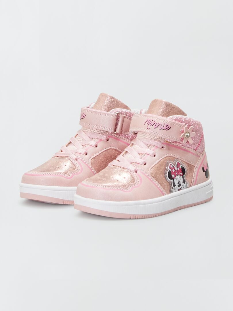 Zapatillas deportivas altas 'Minnie' 'Disney' ROSA - Kiabi